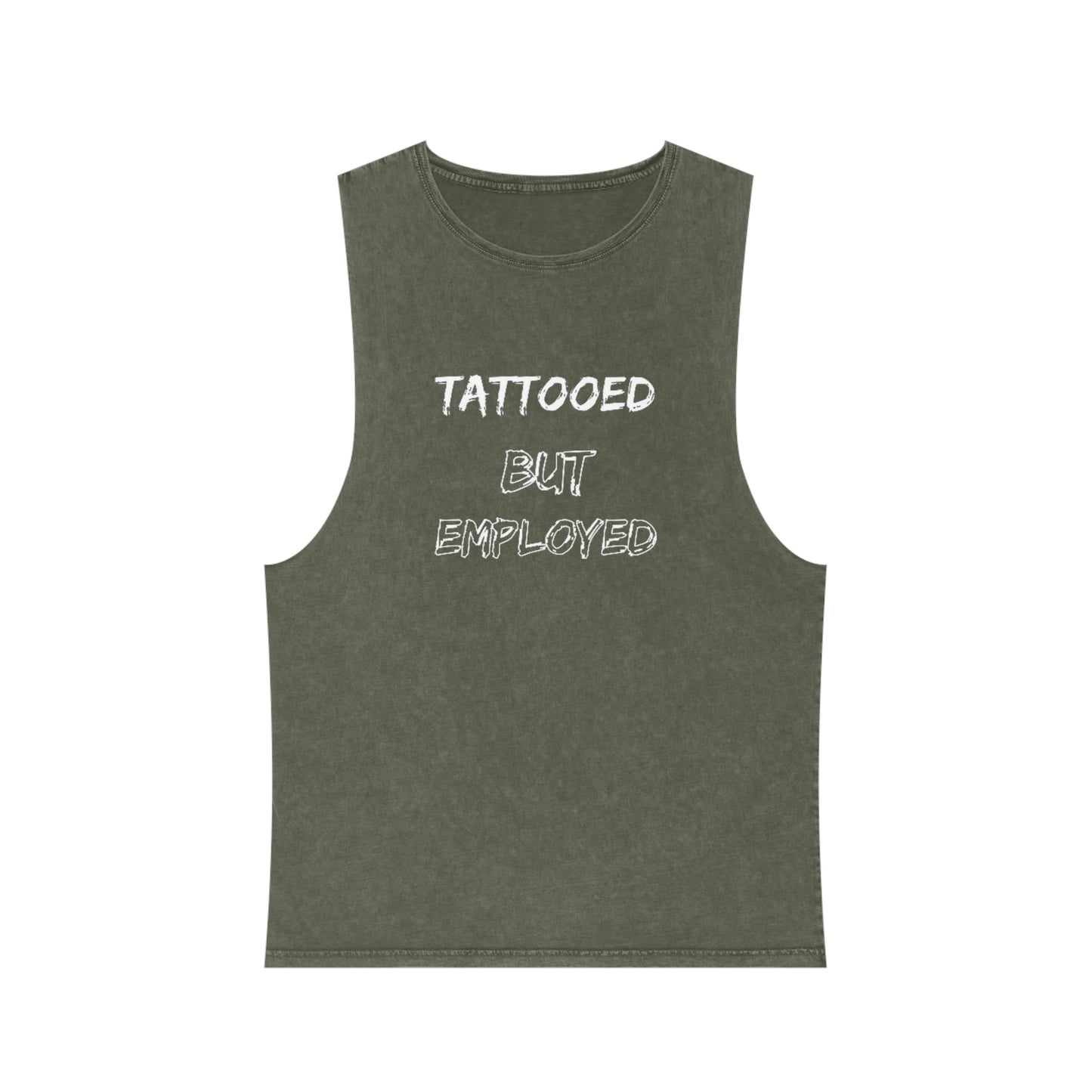 Kranker Tattooed Stonewash Tank