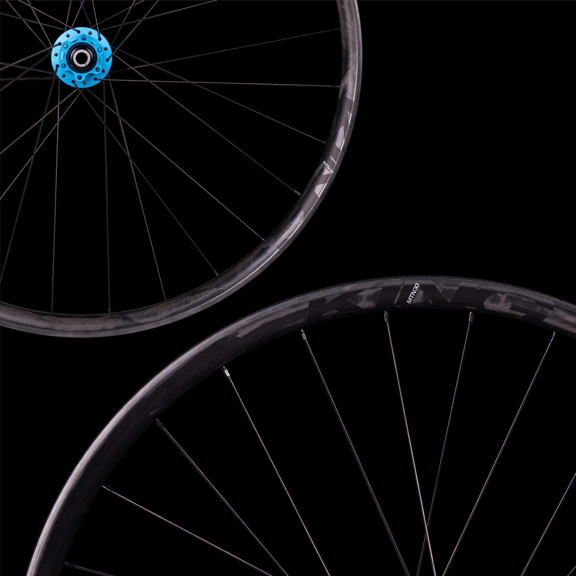 CHRIS KING MTN30 29 28H XD BLACK WHEELS - Main Image